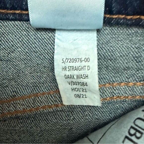 Banana Republic High-Rise Straight Dark Wash Jeans Size 27/4 - Picture 7 of 9